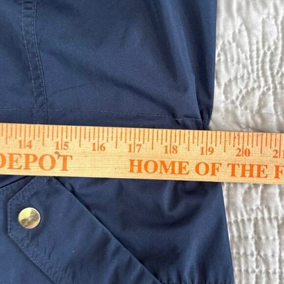 INTL DETAILS Anorak Hooded‎ Rain Jacket Medium Zip Closure Drawstring Waist Mesh - Picture 10 of 12